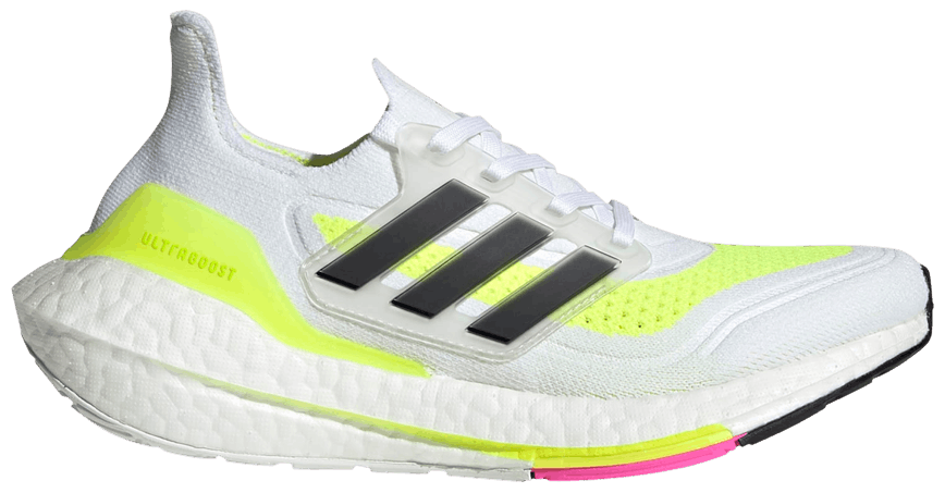 Giày Adidas UltraBoost 21 J 'White Solar Yellow' FZ2929