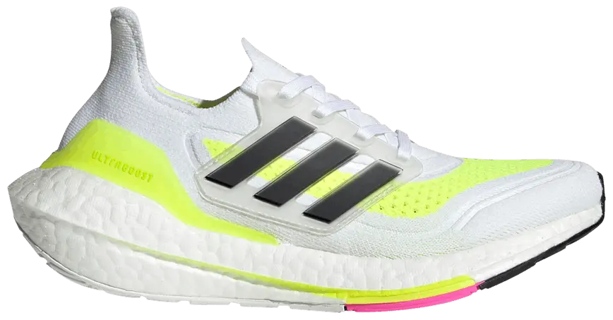 Giày Adidas UltraBoost 21 J 'White Solar Yellow' FZ2929