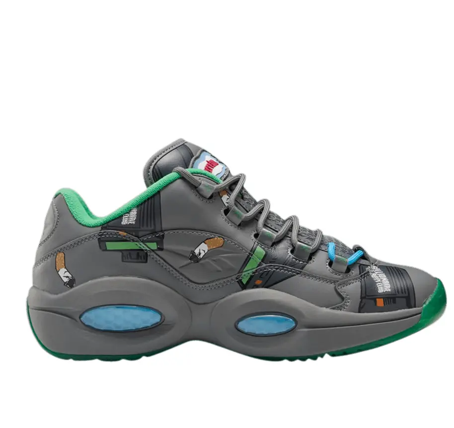 Giày Reebok BBC Ice Cream x Question Low Beepers & Butts 'Grey' FZ4342