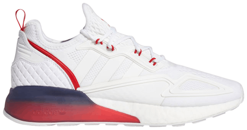 Giày Adidas ZX 2K Boost 'Gradient Fade Sole - Cloud White' FZ4640