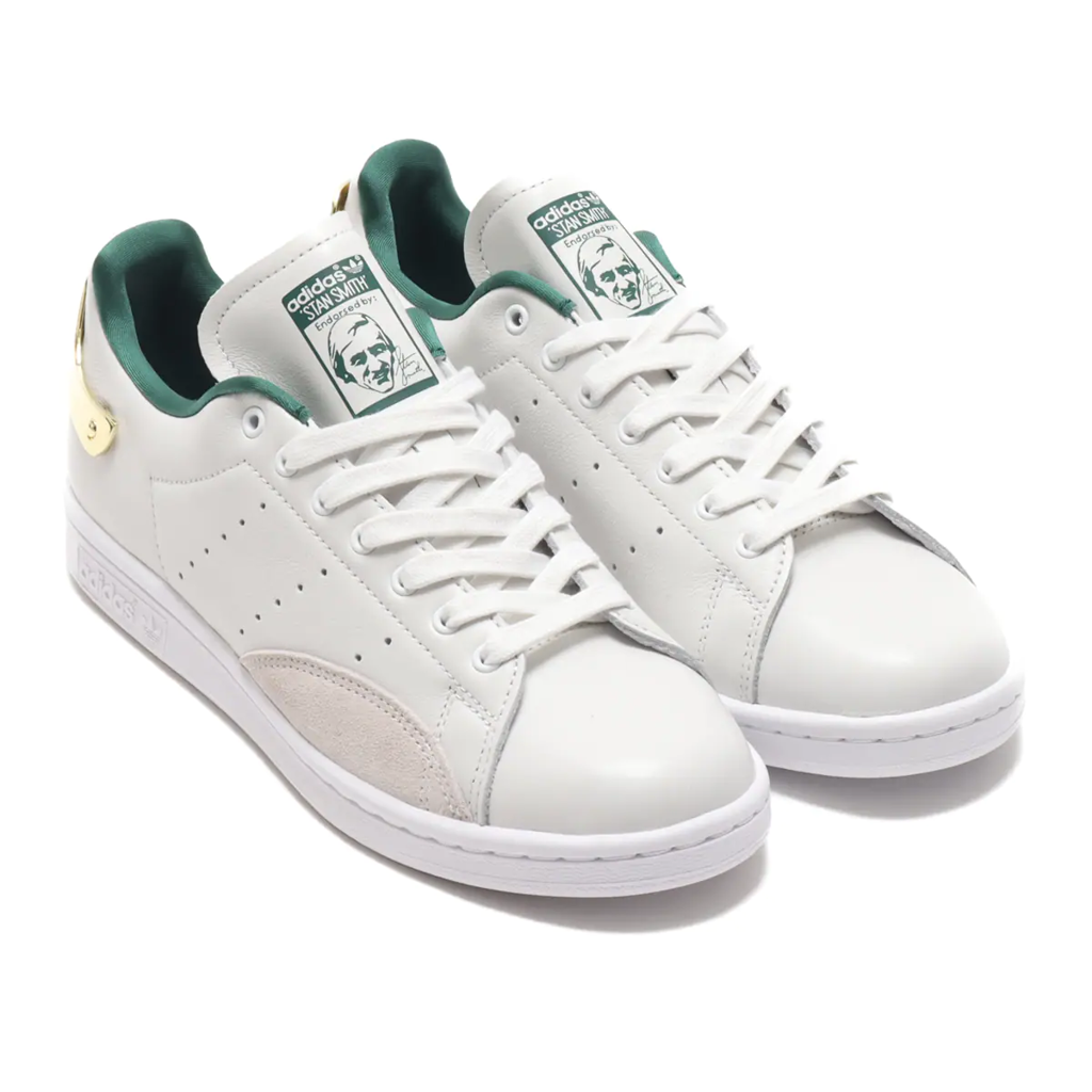 Giày Adidas Stan Smith Green with Golden Heel Tab FZ5395 - Ảnh 3