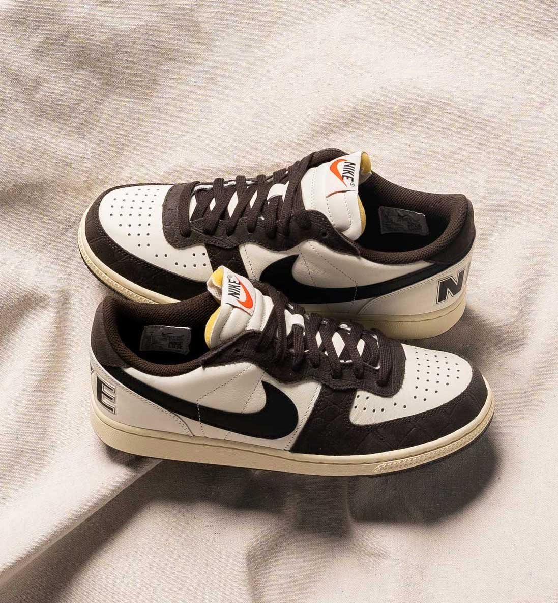 Giày Nike Terminator Low 'Croc Velvet Brown' FN7815-200 - Ảnh 4