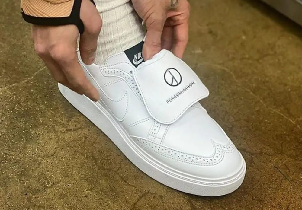 Giày Nike Kwondo 1x G-Dragon 'Triple White' DH2482-100 - Ảnh 4