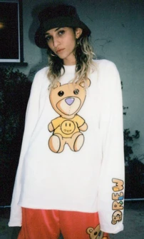 Áo Drew House Theodore LS Tee Off White - Ảnh 4