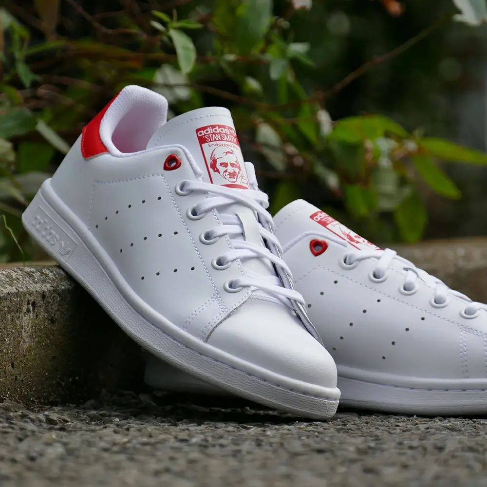 Alternative view of Giày Adidas Stan smith " Red " G27631