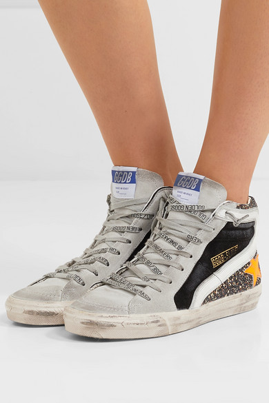 Giày Golden Goose 'Black orange' G35WS595-A37 - Ảnh 4