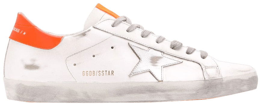 Giày Golden Goose Superstar 'White Orange Fluo' G36MS590-T84