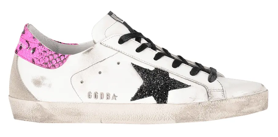 Giày Golden Goose Wmns Superstar 'Snakeskin - White Fuchsia' G36WS590-S91