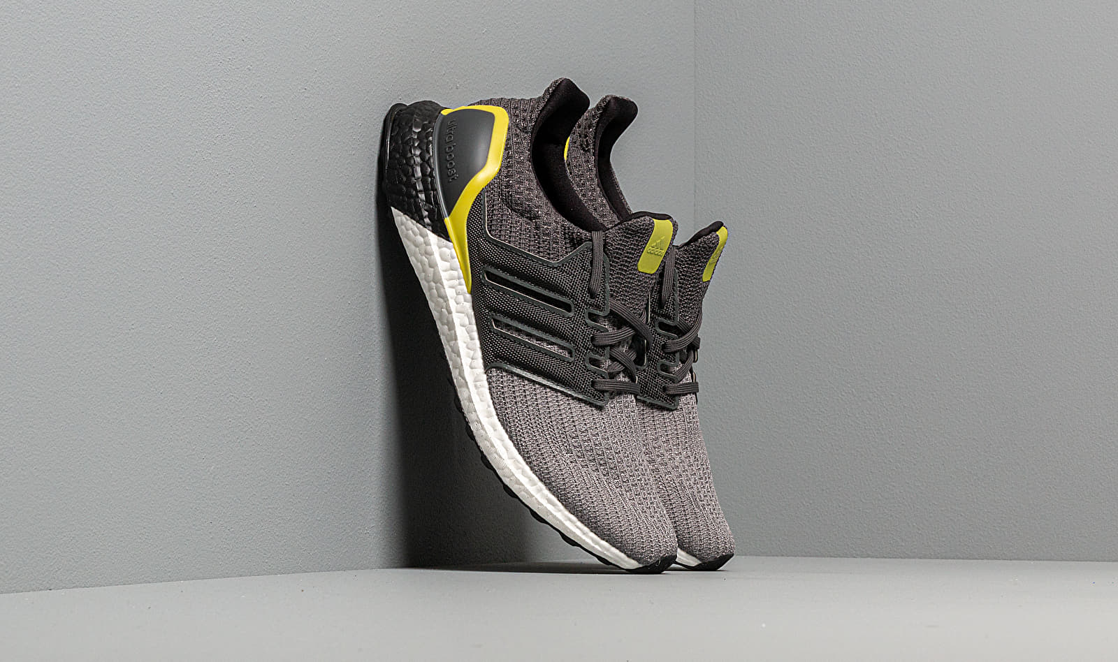 Giày Adidas Ultra Boost 4.0 Grey Black Yellow G54003 - Ảnh 5