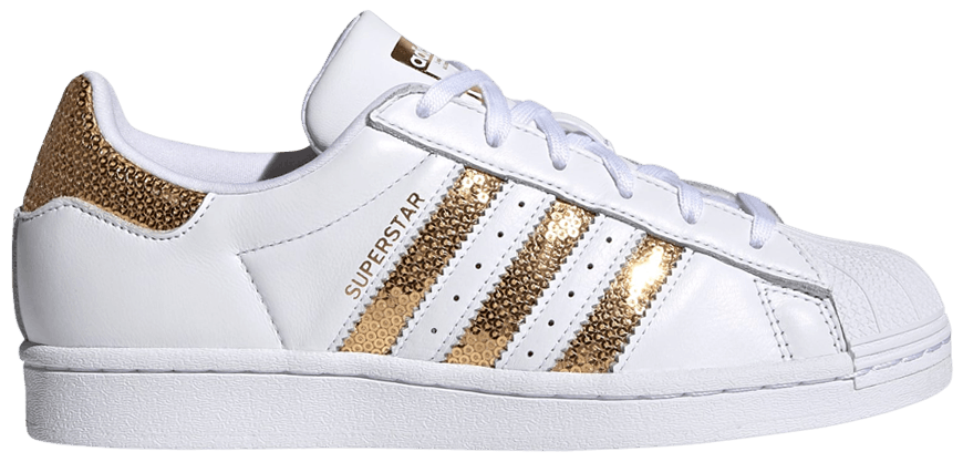 Giày Adidas Wmns Superstar 'White Gold Sequins' G55658