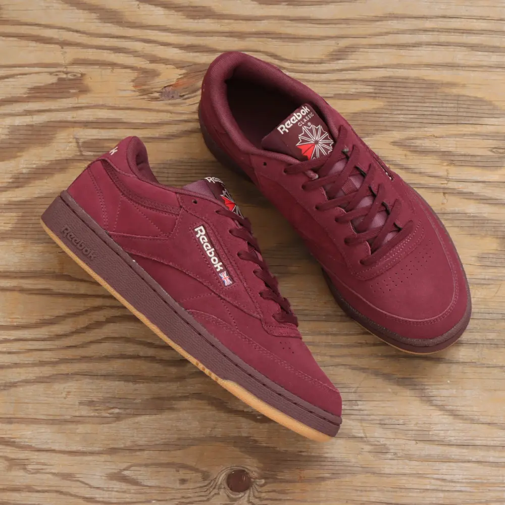 Giày Reebok Club C 85 'Maroon' G57635 - Ảnh 3