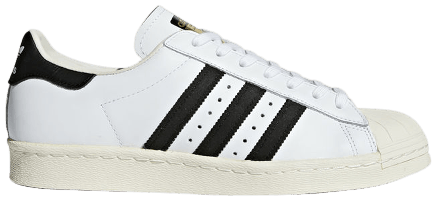 Giày Adidas Superstar 80s 'White Black' G61070