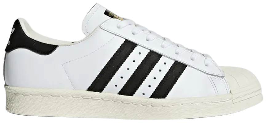 Giày Adidas Superstar 80s 'White Black' G61070