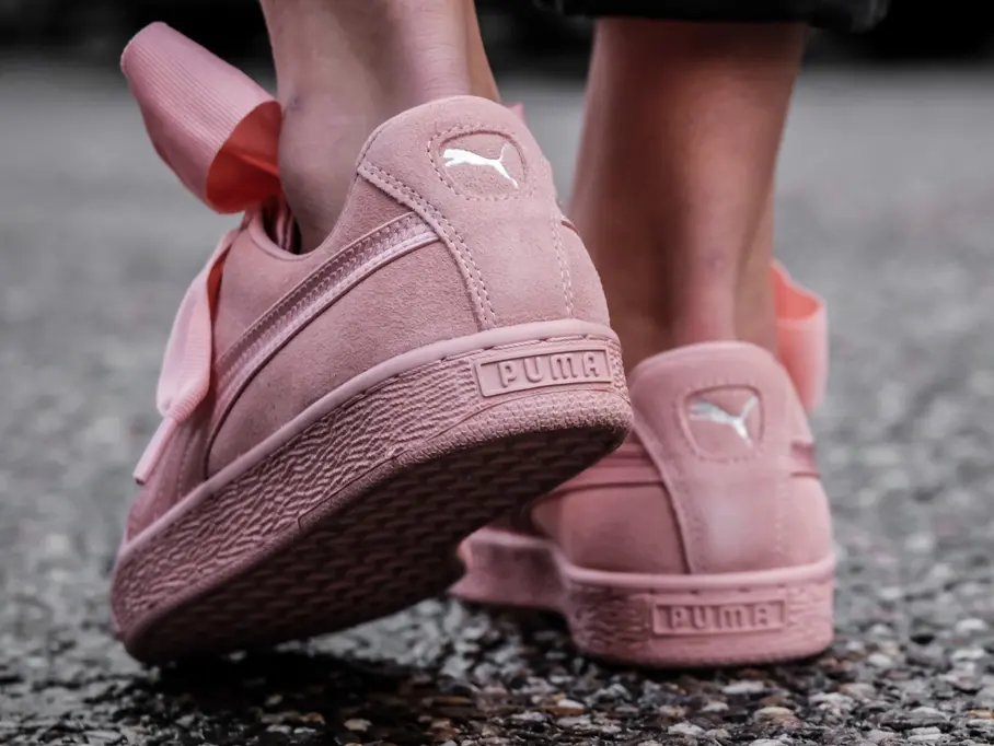 Giày Puma Suede Heart EP 'Metallic Beige' 366922-02 - Ảnh 6