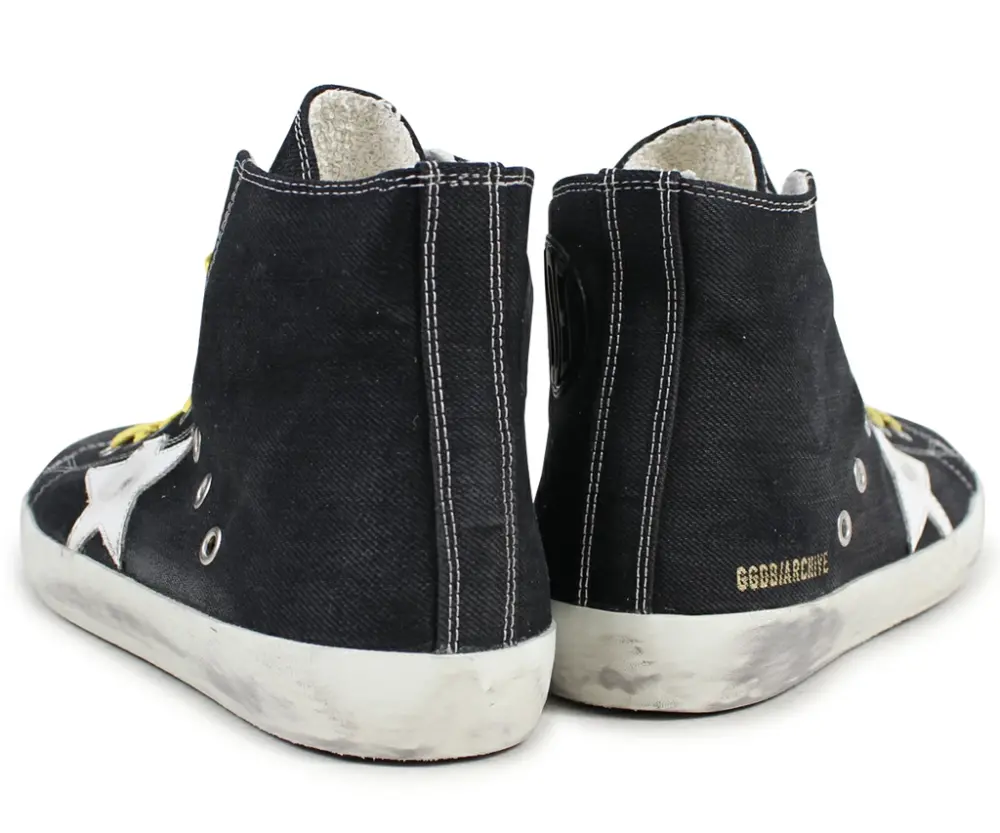 Giày Golden Goose Francy Black GARMS591-B13 - Ảnh 4