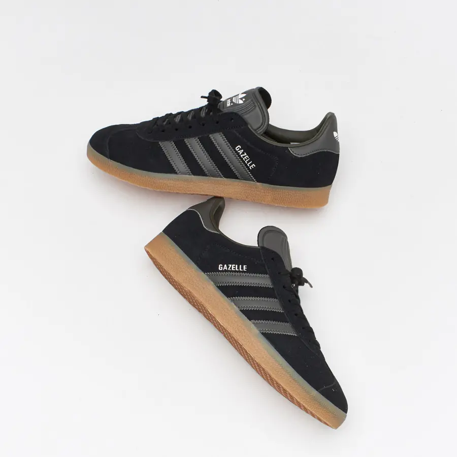 Giày Adidas Gazelle 'Black Olive Gum' GX2210 - Ảnh 5