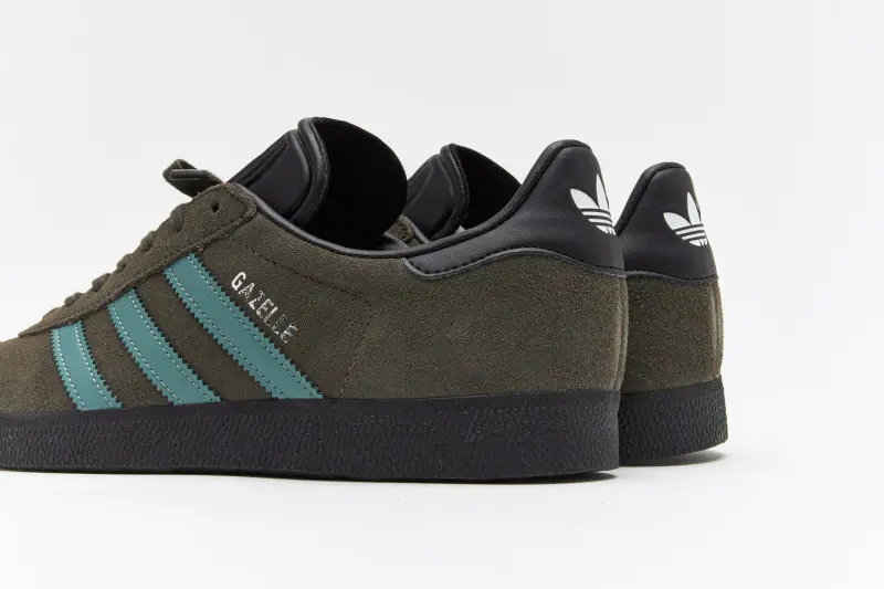 Giày Adidas Gazelle' Olive Green Black' GX2209 - Ảnh 6