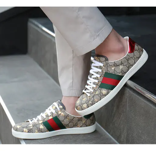 Giày Gucci Ace GG Supreme 'Bees' 548950-9N020-8465 - Ảnh 3