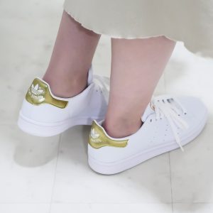 Alternative view of Giày Adidas Wmns Stan Smith 'White Gold Metallic' G58184