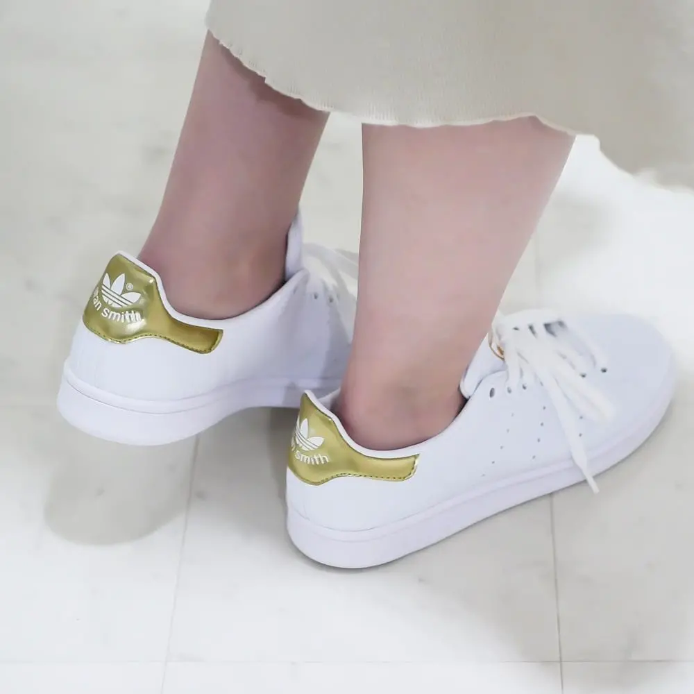Alternative view of Giày Adidas Wmns Stan Smith 'White Gold Metallic' G58184