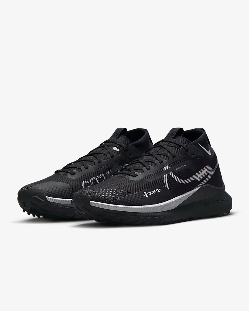 Giày Nike React Pegasus Trail 4 GORE-TEX 'Black Silver' DJ7929-001 - Ảnh 6