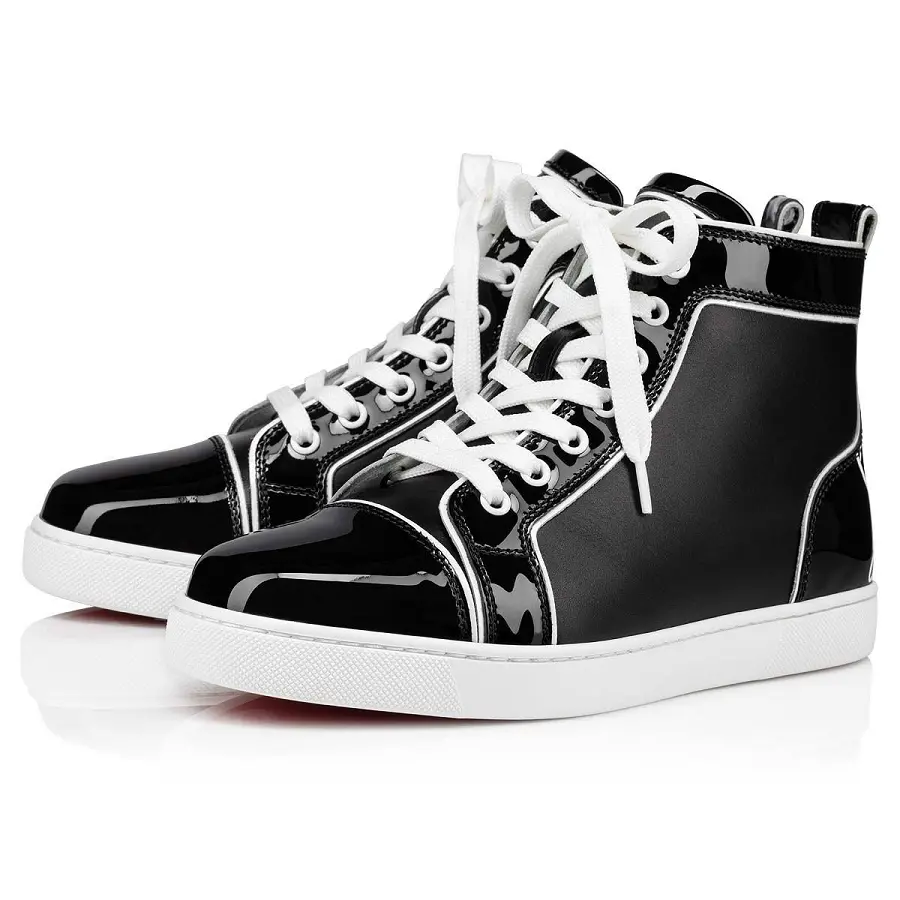 Giày Christian Louboutin Fun Louis 'Black White' 3210908Q003 - Ảnh 2