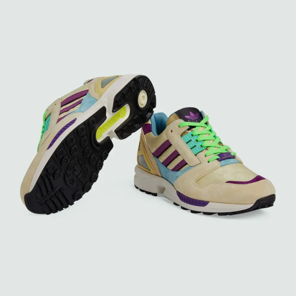 Giày Adidas X Gucci Zx8000 Sneaker 'Beige Purple' 721936-AAA9C-9341 - Ảnh 3
