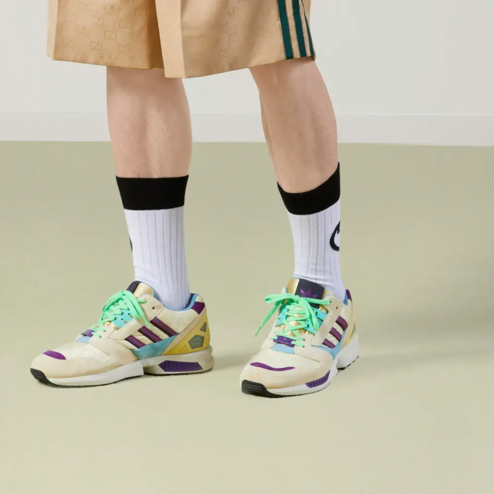 Alternative view of Giày Adidas X Gucci Zx8000 Sneaker 'Beige Purple' 721936-AAA9C-9341