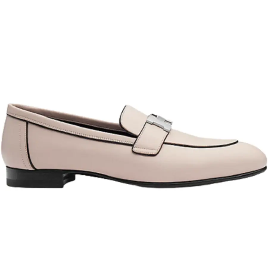 Giày Hermes Paris Loafer ‘Rose Pétale’ H221004ZP6360