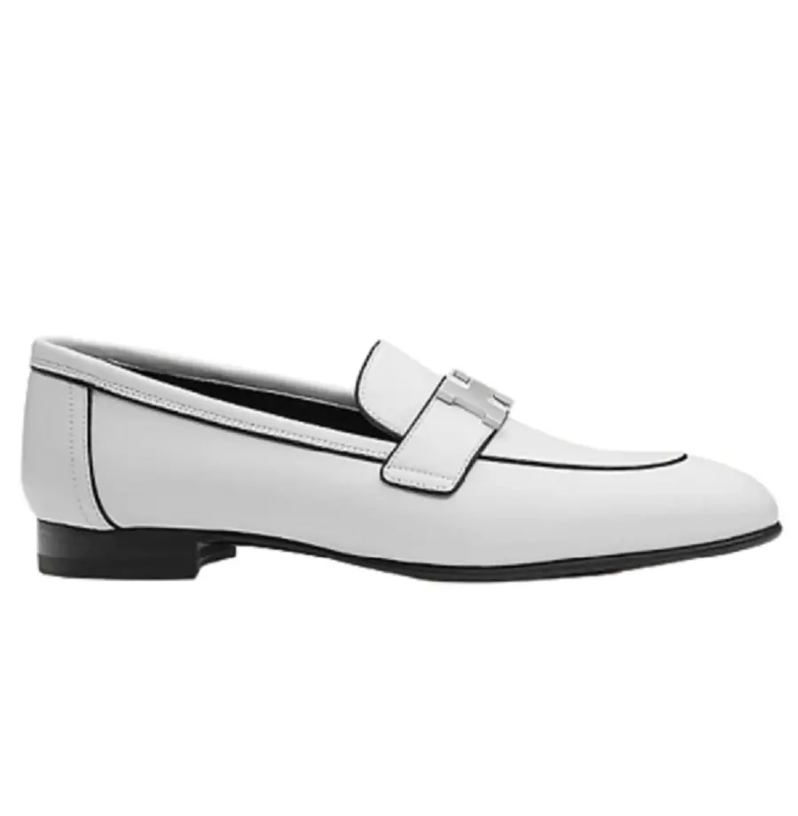 Giày Hermes Paris Loafer ‘Blanc’ H221004Z90380