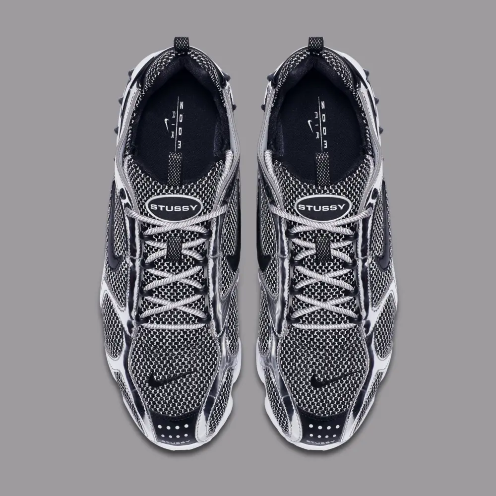 Alternative view of Giày Nike Air Zoom Spiridon Cage 2 Stussy Pure Platinum CU1854-001
