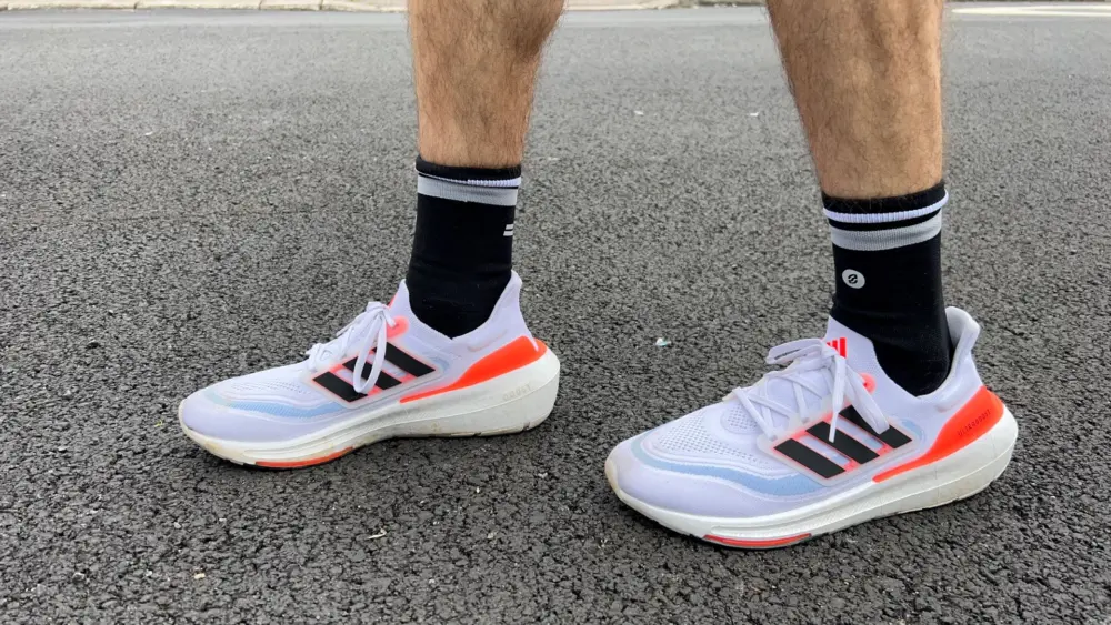 Giày Adidas Wmns UltraBoost Light 'White Solar Red' HQ6353 - Ảnh 7
