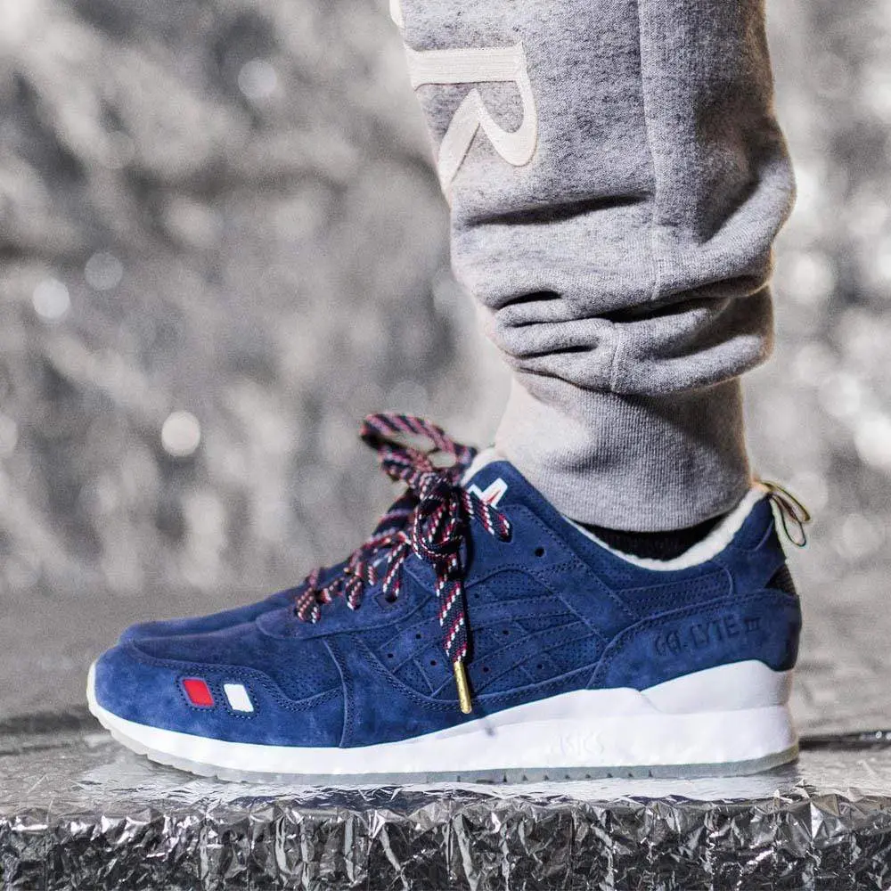 Giày Kith x Moncler x Asics Gel Lyte 3 'Navy' HK729-5858 - Ảnh 3