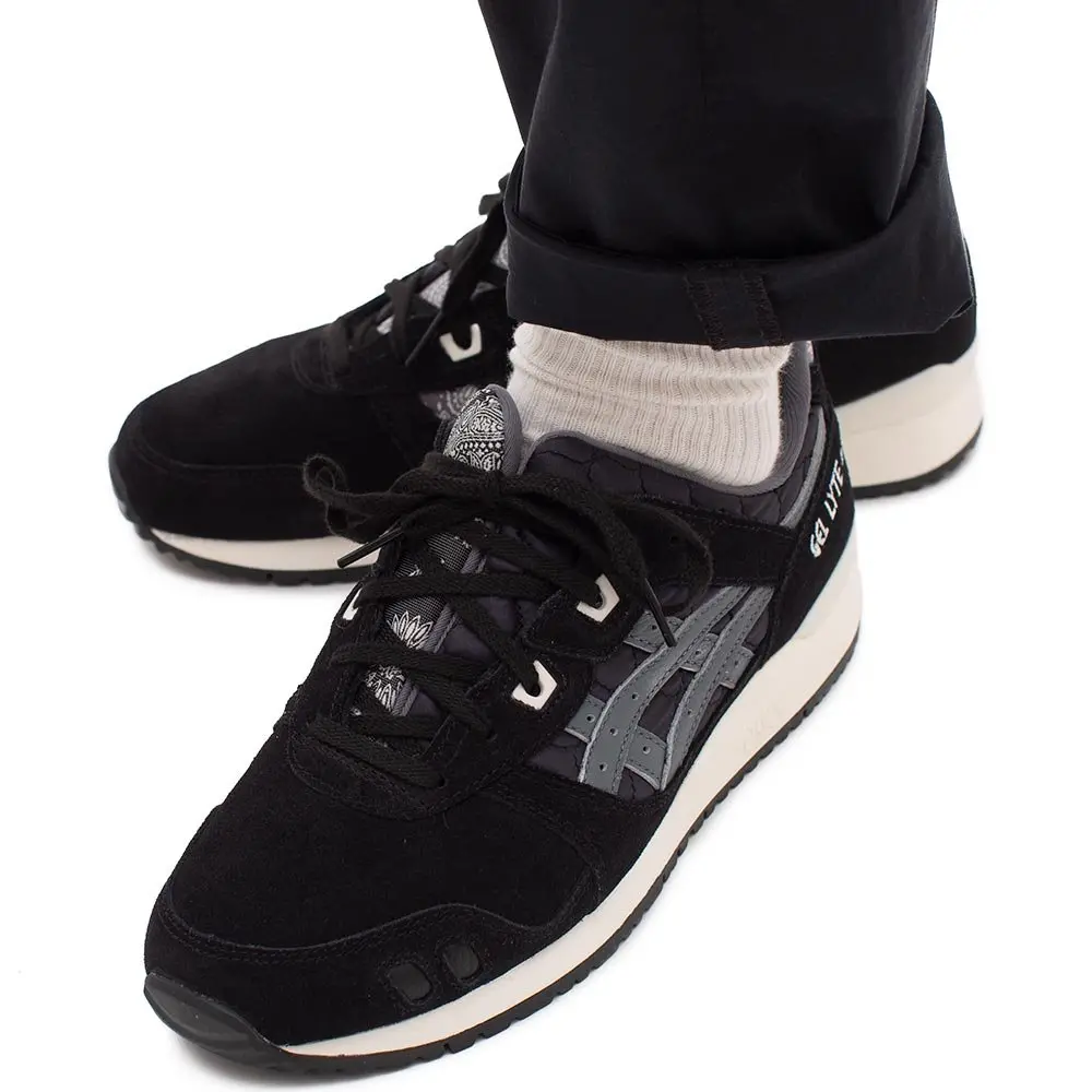 Giày Asics Gel Lyte 3 OG 'Black Bandana' 1201A318-001 - Ảnh 7