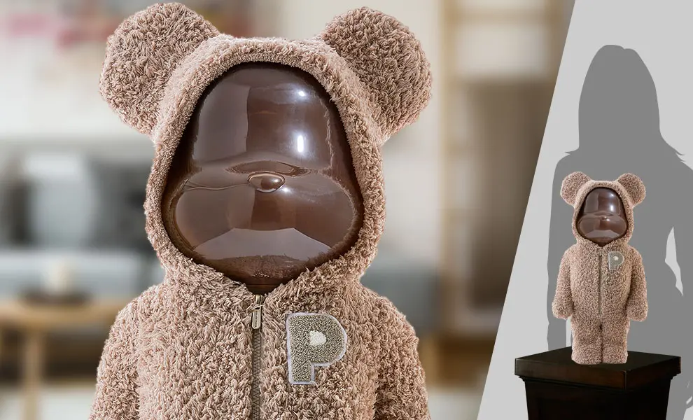 Alternative view of Mô Hình Bearbrick Gelato Pique Beige