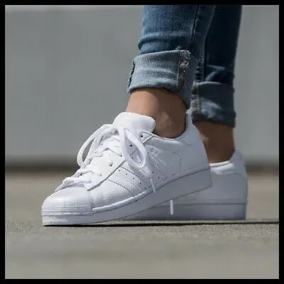 Giày Adidas Superstar White Glossy Toe BB0683 - Ảnh 6