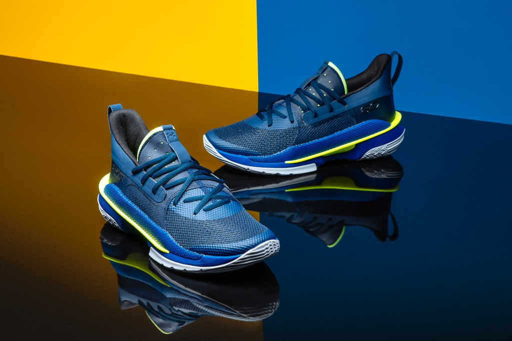 Giày Under Armour Curry 7 'Dub Nation' 3021258-405 - Ảnh 4