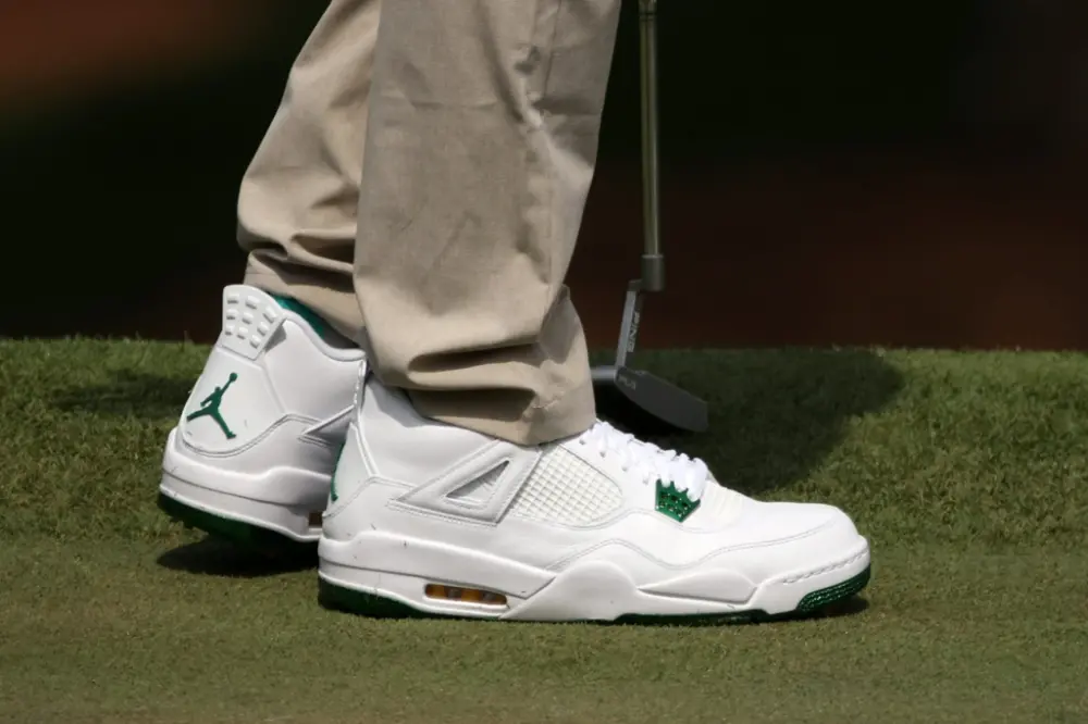 Giày Golf Nike Air Jordan 4 Golf 'Masters Tournament' CZ2439-100 - Ảnh 5