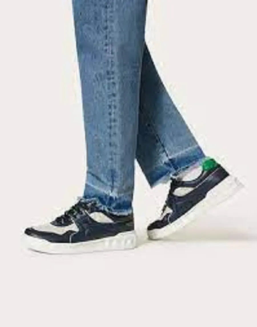 Giày Valentino Garavani ONE STUD Low-Top Sneaker in Nappa Leather 1Y2S0E71QEE6SJ - Ảnh 5