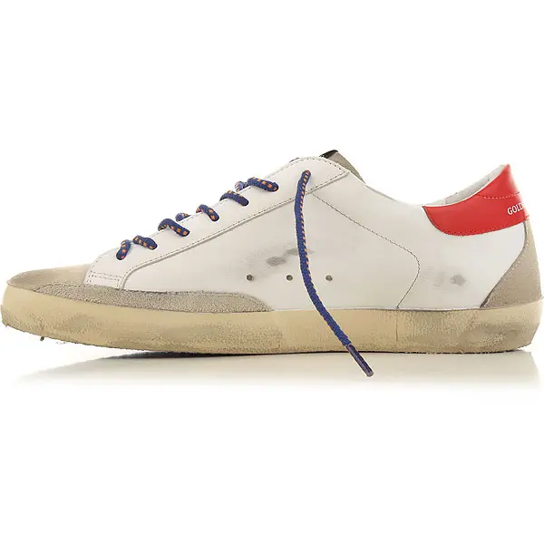 Giày Golden Goose Superstar White Red G32MS590-D90 - Ảnh 3