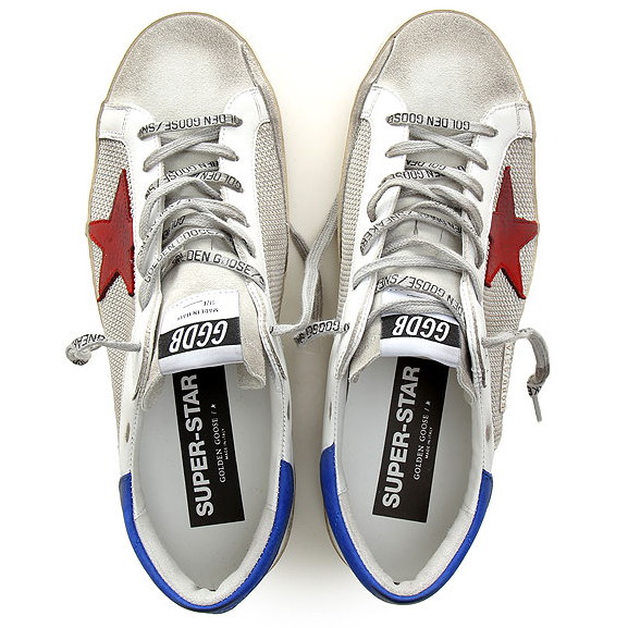 Giày Golden Goose Superstar White and Red Star GMF00103-F001116-80853 - Ảnh 3