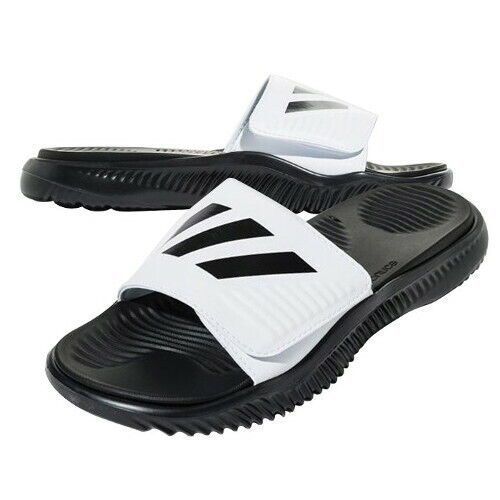 Dép Adidas Alphabounce Slippers Synthetic Sandals 'White Black' FZ0388 - Ảnh 9