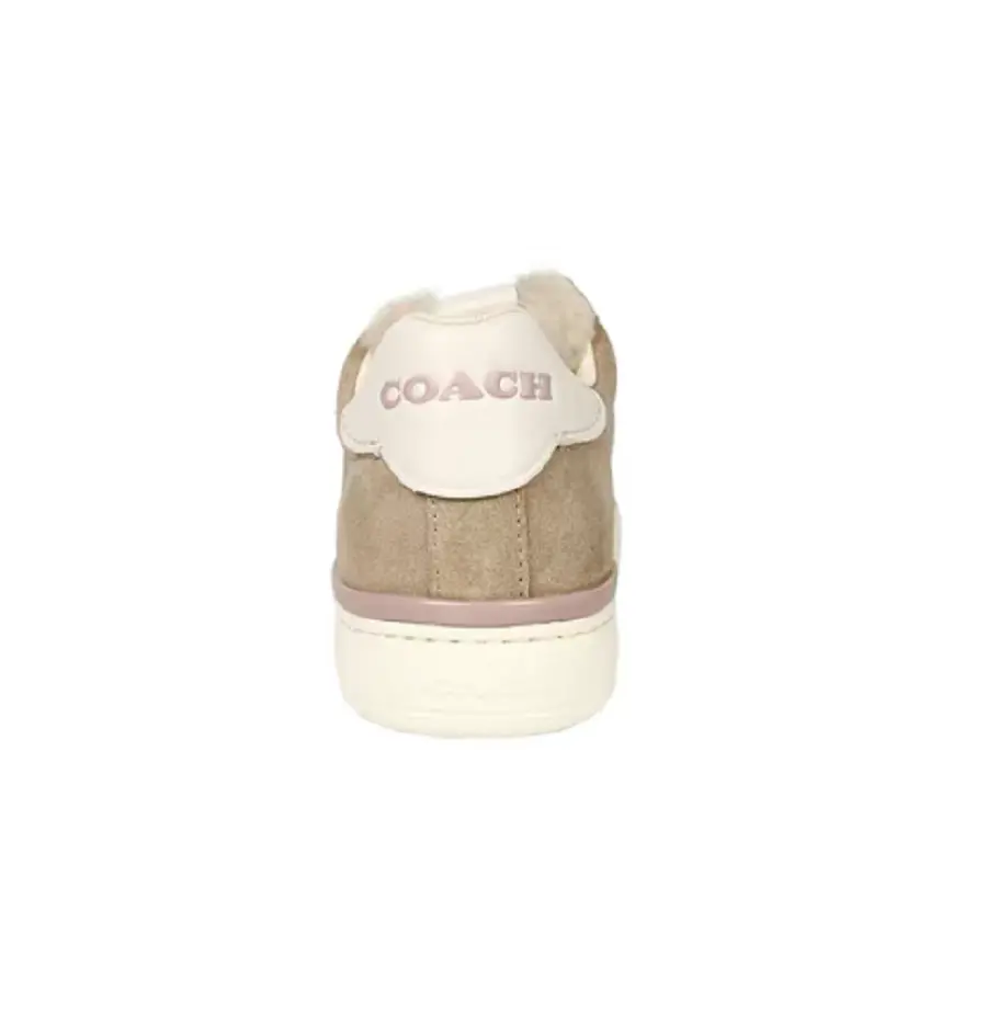 Giày Coach Ladies leather lace-up casual sneakers G5500-OAT - Ảnh 4