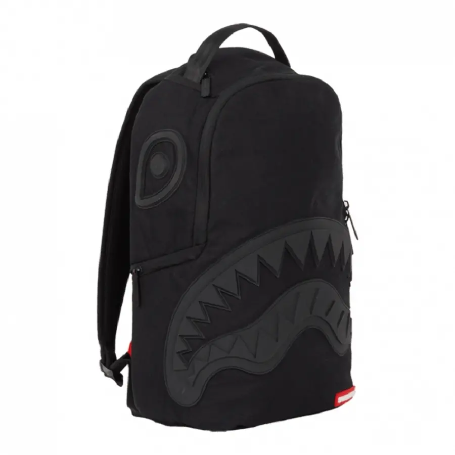 Alternative view of Balo Sprayground Ghost Rubber Shark 'Black' Backpack 910B1235NSZ