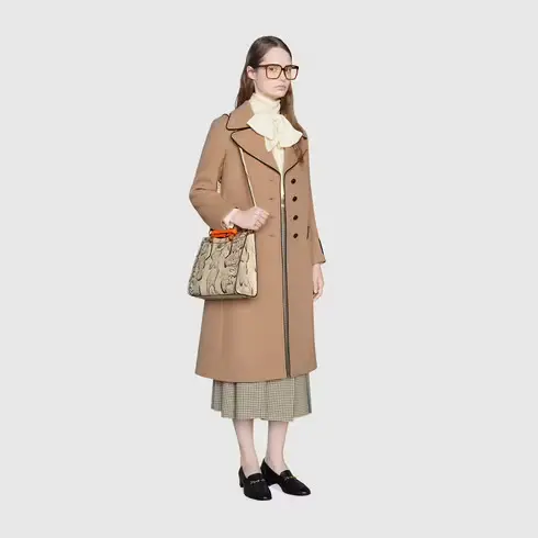 Túi Gucci Diana Small Python Tote Bag 660195-LU3ZT-9561 - Ảnh 3