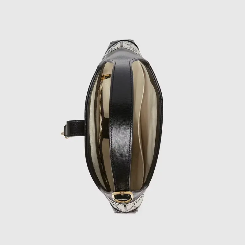 Alternative view of Túi Gucci Jackie 1961 Small GG Shoulder Black And White Leather 636706-UGMBG-9063