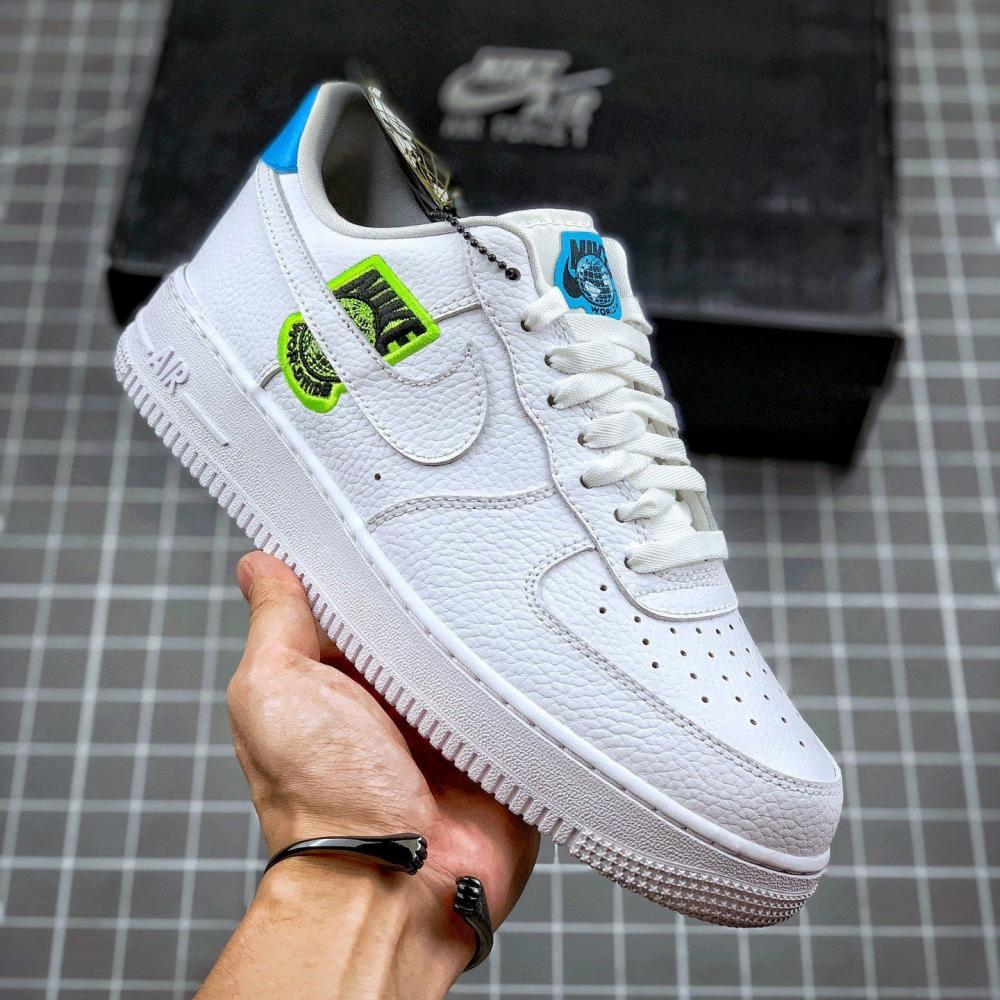 Giày Nike Air Force 1 '07 SE 'Worldwide Pack - Volt' CT1414-101 - Ảnh 6
