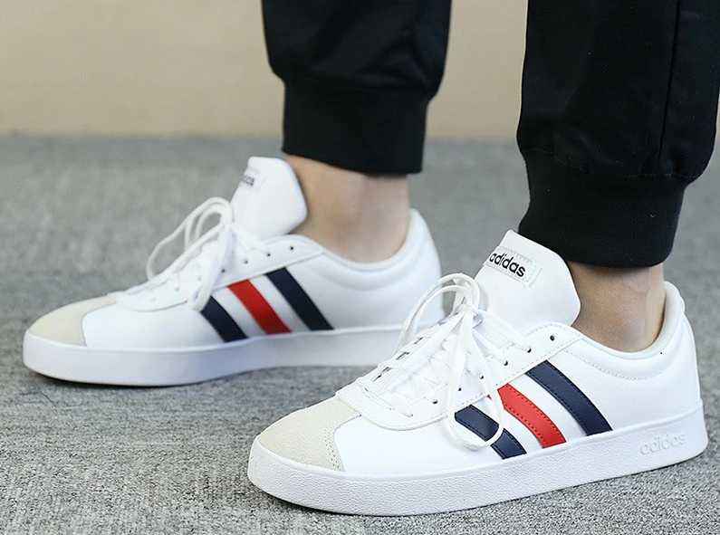 Giày Adidas Neo VL Court 2.0 White Navy Blue DA9884 - Ảnh 3