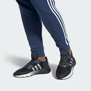 Alternative view of Giày Adidas Nite Jogger ‘Core Black Silver’ EF5403