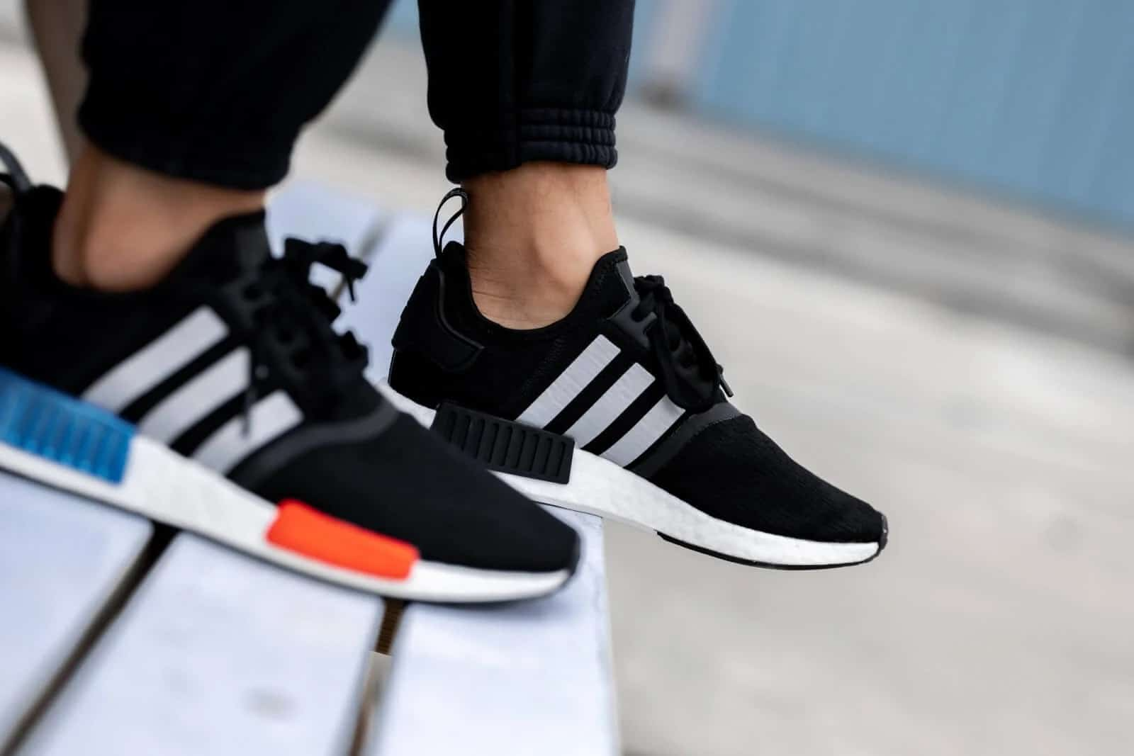 Giày Adidas NMD R1 'Black Silver Solar Red' FY5727 - Ảnh 6
